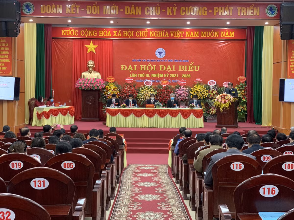 Dai hoi Dai bieu Lien hiep Hoi tinh Ha Giang lan thu III, nhiem ky 2021-2026