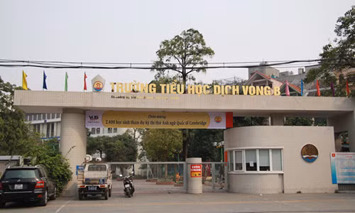 Trường tiểu học xảy ra vụ việc. Ảnh: TTO.