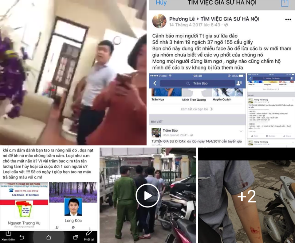 Ha Noi: Giam doc trung tam gia su danh sinh vien nhap vien-Hinh-2