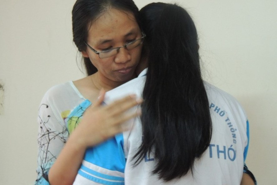 Cô Châu và học sinh lớp 11A1 đã có buổi đối thoại, hòa giải với nhau. Ảnh: Thùy Trang.