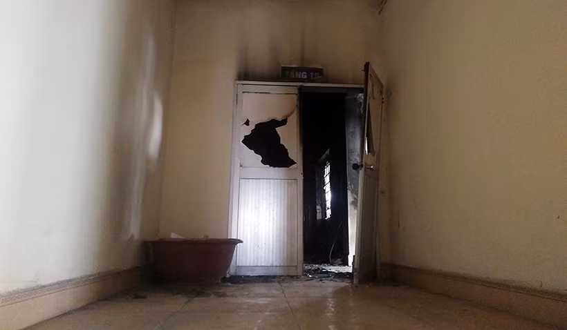 Dan nha A1 treo bang ron doi quyen loi sau vu chay: Chu dau tu noi gi?