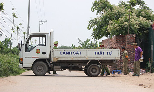 Hiện trường vụ án mạng.