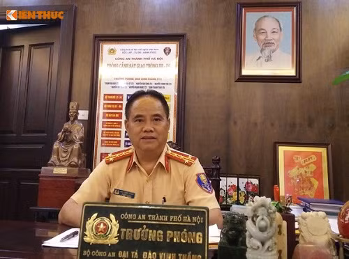 Đại tá Đào Vịnh Thắng - Trưởng Phòng CSGT Công an TP Hà Nội.