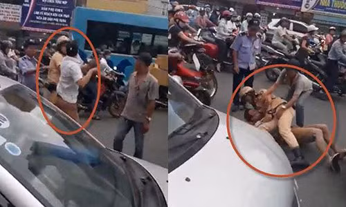 Ly do gi khien CSGT Ha Noi quat nga tai xe giua duong?