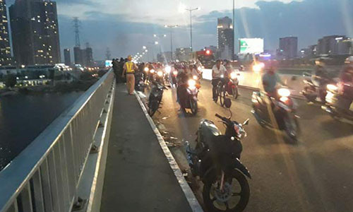 Hiện trường vụ việc. Nguồn Dân Việt.