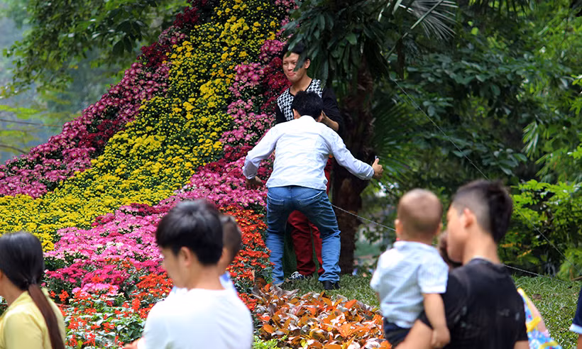 Hình ảnh vô cùng phản cảm.