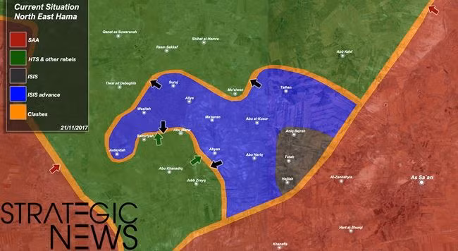 IS bat ngo danh chiem hang chuc lang tai mien bac Hama