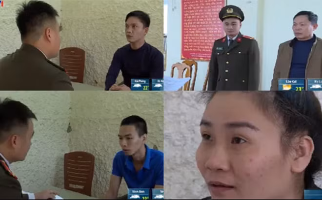 ... Trần Đình Trường (SN 1985, trú tại xã Thiên Lộc, huyện Can Lộc, tỉnh Hà Tĩnh), Nguyễn Quốc Thành (SN 1994, trú tại phường Ba Láng, quận Cái Răng, TP Cần Thơ) và Nguyễn Thị Thúy Diễm (SN 1990, lấy chồng Trung Quốc, trú tại TP Thụy An, tỉnh Chiết Giang, Trung Quốc). (Ảnh: Công an Hà Tĩnh). (Ảnh: Baoyenbai)