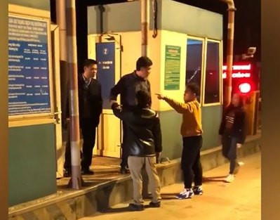 Hai bo con gay roi tram BOT o Thai Binh khong phai cong an