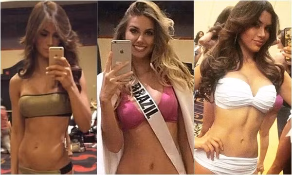 Ro ri anh luyen tap voi bikini tai ban ket Miss Universe 2015