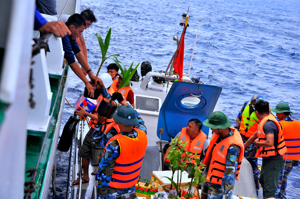 De Truong Sa khong chi xanh, dep ma con dom hoa, ket trai-Hinh-4