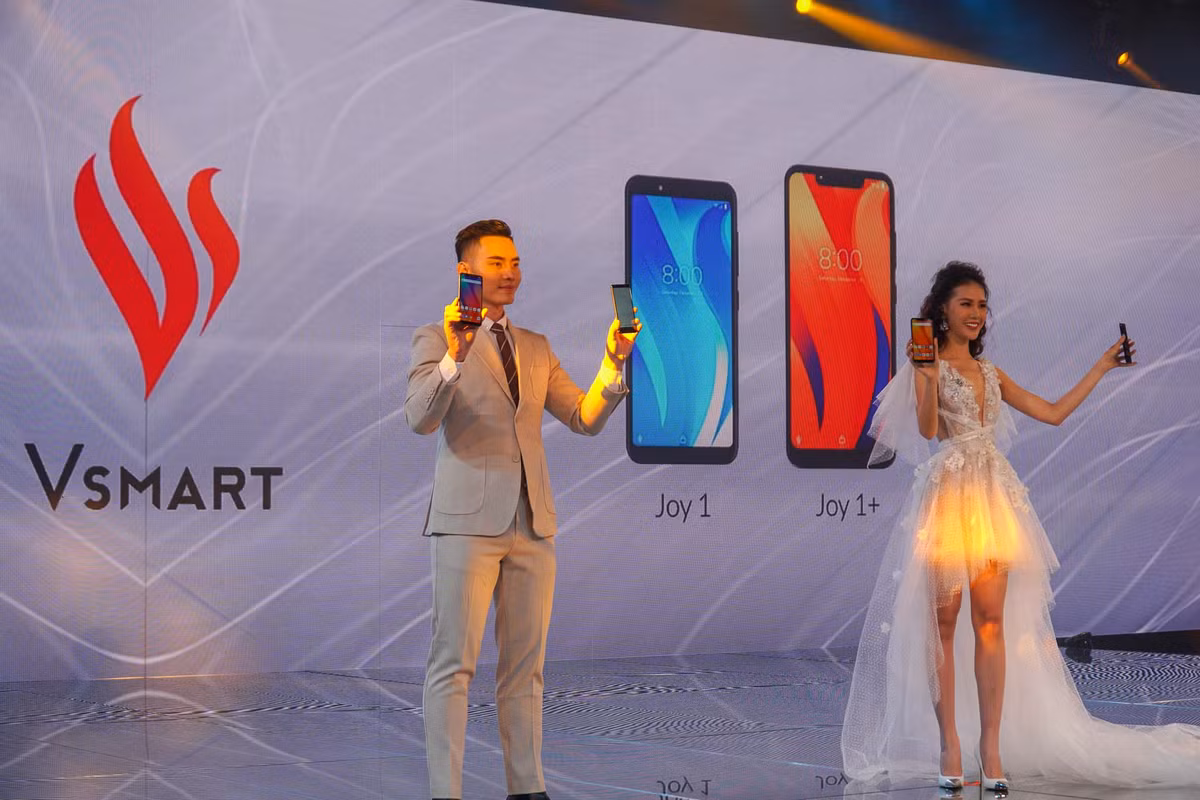 Dien thoai Vsmart dang chiem thi phan cua cac hang dien thoai Trung Quoc