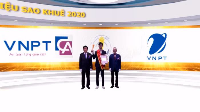 VNPT dat 7 giai thuong Sao Khue 2020 tren nhieu linh vuc