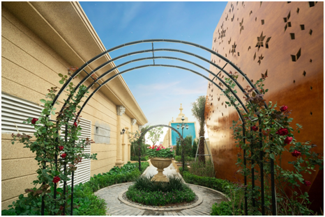 Khong gian tran ngap sac xuan tai khu can ho moi ban giao ven ho Tay