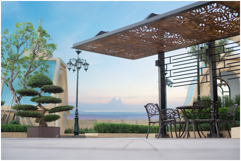 Khong gian tran ngap sac xuan tai khu can ho moi ban giao ven ho Tay-Hinh-2