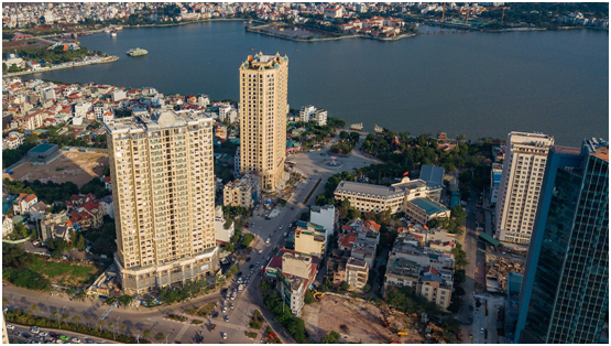 Khong gian tran ngap sac xuan tai khu can ho moi ban giao ven ho Tay-Hinh-5