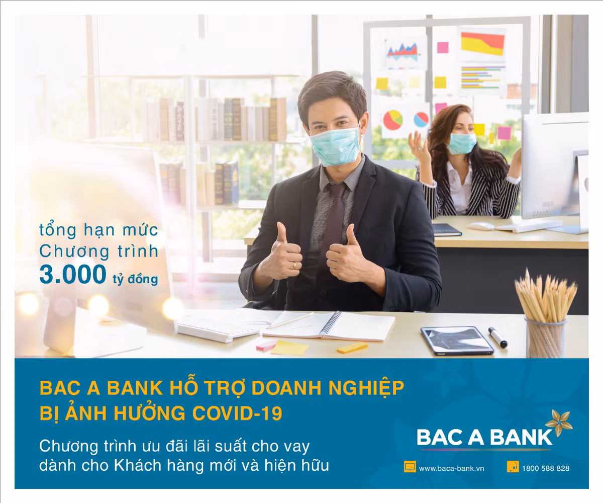 Bac A Bank ho tro doanh nghiep bi anh huong boi dai dich COVID-19