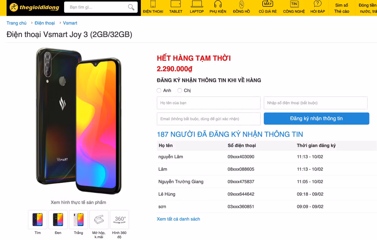 Tại sao thị trường smartphone Việt “náo loạn” vì Vsmart Joy 3? Tai sao thi truong smartphone Viet “nao loan” vi Vsmart Joy 3?