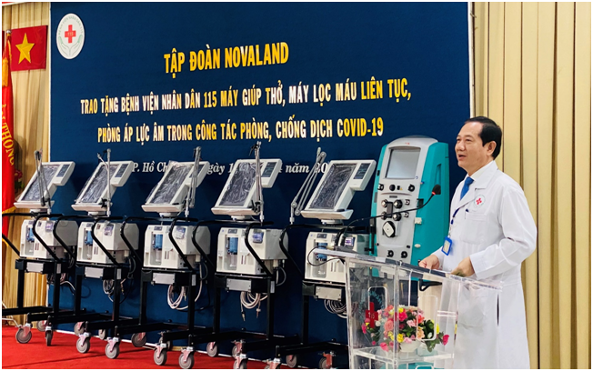 Novaland tang BV Nhan dan 115 thiet bi y te tri gia 10 ty