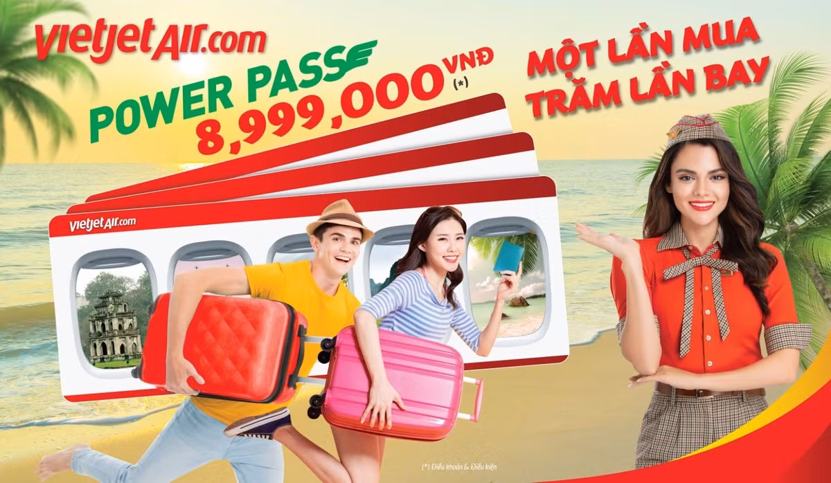 O nha cho ngay cat canh voi the bay van nang “POWER PASS” cua Vietjet