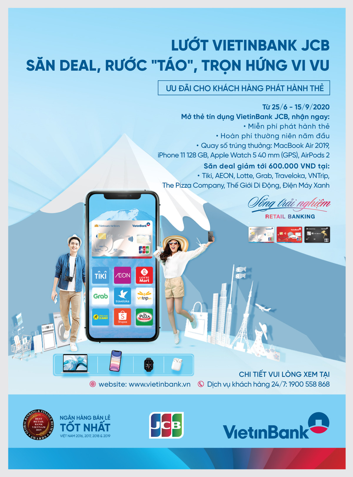 Luot VietinBank JCB, san deal ruoc “Tao” tron hung vi vu