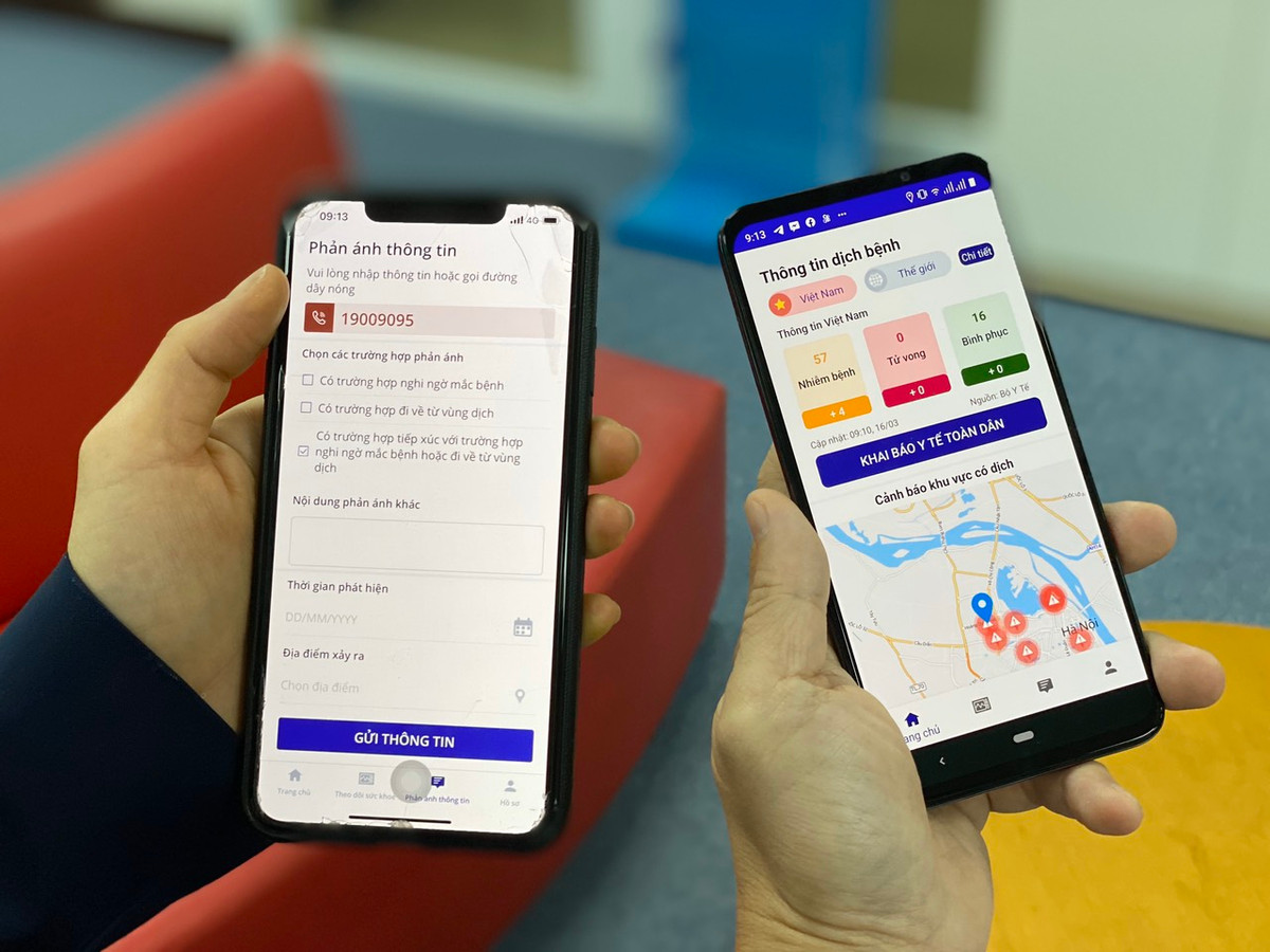 VinaPhone mien phi 3G/4G truy cap app NCOVI ho tro khai bao y te