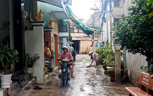 Hiện trường nơi xảy ra vụ trọng án giết người liên quan đến tranh cãi về trận bóng đá ở...trời Tây.