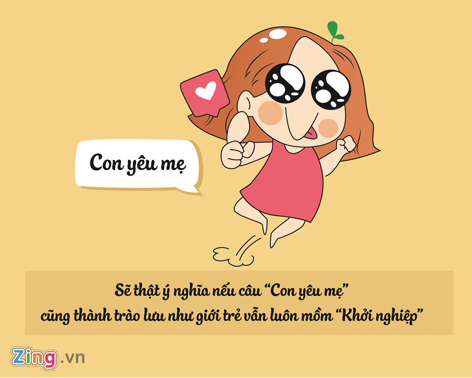 Sự xuất hiện tràn lan của các câu nói, cụm từ chẳng mang nhiều ý nghĩa trên mạng xã hội có góp phần rất lớn của giới trẻ. "Sức mạnh" đó sẽ biến thành điều thật sự ý nghĩa nếu ai cũng dũng cảm nói: "Con yêu mẹ" chẳng riêng trong ngày Quốc tế phụ nữ.