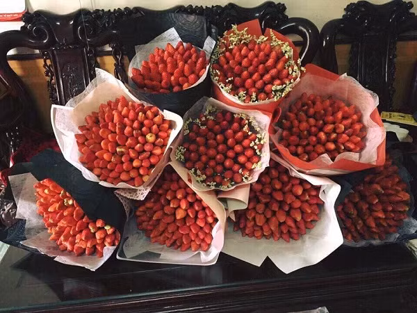 Đây là bức ảnh hoa dâu trên mạng.