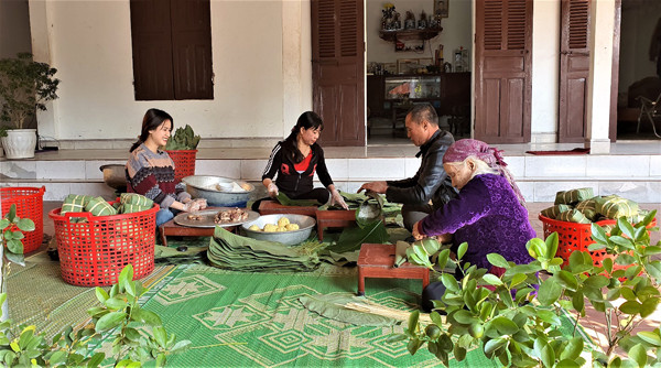 Tet o lang banh chung noi tieng Phu Tho-Hinh-3