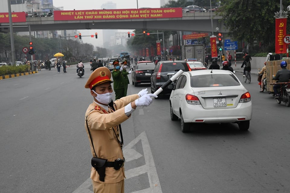 Tất cả các lực lượng thực hiện nghiêm các nhiệm vụ được phân công trong công tác bảo vệ Đại hội XIII của Đảng; không để bị động, bất ngờ, xảy ra sai sót dù là nhỏ nhất. (Ảnh: Báo Lao động)
