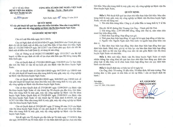 Nang khong gia thiet bi y te o Ha Tinh: Khoi to GDBV huyen Nghi Xuan-Hinh-3