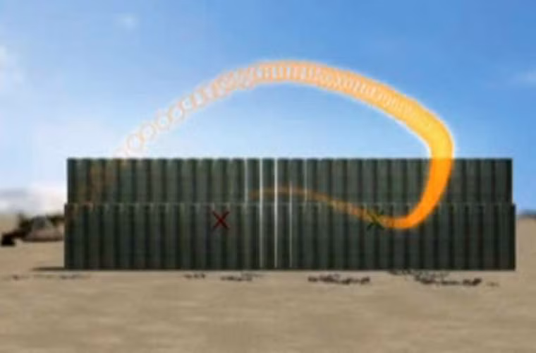 Vì vậy, khi mục tiêu di chuyển, quỹ đạo viên đạn cũng di chuyển theo để tiêu diệt mục tiêu.