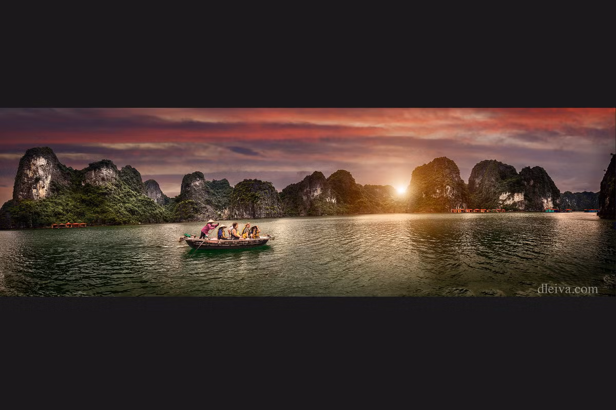 Vịnh Hạ Long qua góc nhìn panorama.