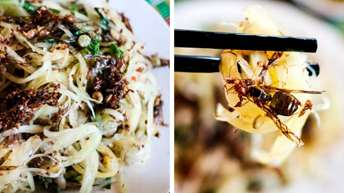 Nộm đu đủ kiến vàng. Đây là món ăn dân dã, giải nhiệt của người dân xứ Ê đê. Kiến vàng được làm sạch kết hợp với đu đủ bào sợi, ớt bột, muối, đường. Cách làm nộm đu đủ kiến vàng không khác nhiều so với các món nộm khác.