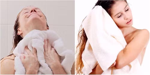  Lau khô người đúng cách. Sau khi tắm, bạn cần lau khô người bằng khăn sạch, đặc biệt chú ý đến những vùng tiết mồ hôi nhiều như nách, nơi da có nhiều nếp gấp. Thông thường, vi khuẩn gây mùi xuất hiện nhanh trong môi trường ẩm ướt. Vì vậy, lau khô người cũng góp phần hạn chế mùi đáng kể.