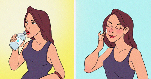 May mắn thay, nước có thể loại bỏ mùi khó chịu – đặc biệt là mùi hôi miệng khi cơ thể mất nước. Bạn nên uống đủ nước (khoảng 8 ly nước) mỗi ngày. Sử dụng nước chanh pha loãng có thể mang lại hiệu quả tốt hơn.