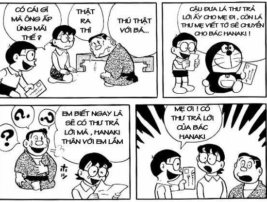 Bố Nobita quên gửi thư hộ vợ, và ông đứng trước nguy cơ ăn đòn thay cơm. Để cứu bố khỏi một bàn thua trông thấy, Doraemon rút từ trong túi thần kỳ ra một hòm thư có khả năng tự viết thư trả lời.