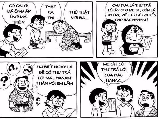 Bố Nobita quên gửi thư hộ vợ, và ông đứng trước nguy cơ ăn đòn thay cơm. Để cứu bố khỏi một bàn thua trông thấy, Doraemon rút từ trong túi thần kỳ ra một hòm thư có khả năng tự viết thư trả lời.