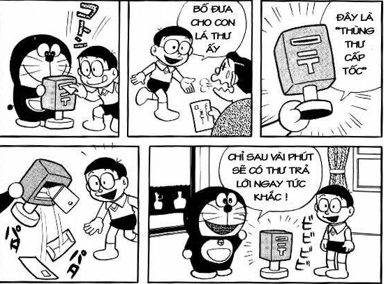Tuy nhiên, một trong những bảo bối đáng chú ý nhất của Doraemon và có liên quan trực tiếp đến sự xuất hiện của ChatGPT chính là hòm thư trả lời tự động.