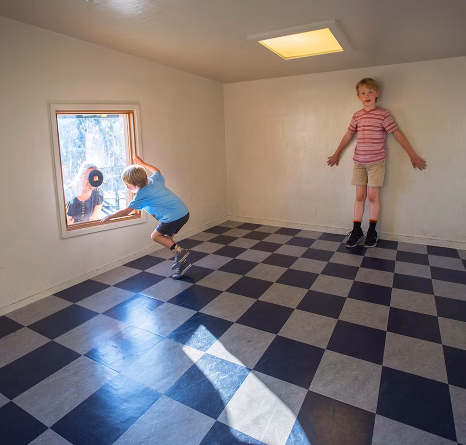 Trong các tác phẩm của ông, những vật thể xuất hiện với hai hình dạng khác nhau khi nhìn từ các góc độ khác nhau, dẫn đến sự thay đổi kích thước hoặc hình dạng của chúng khi người xem di chuyển quanh chúng.