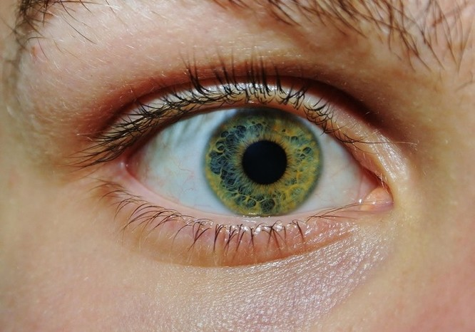 11. Màu mắt đẹp lạ lùng nhờ sự phối hợp màu sắc.