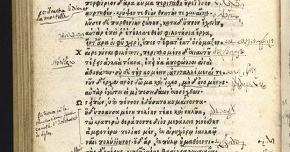 Tuy nhiên, chữ tốc ký còn thú vị hơn nhiều so với bản sao sử thi Odyssey, chỉ là bản dịch từ tiếng Hy Lạp sang tiếng Pháp.