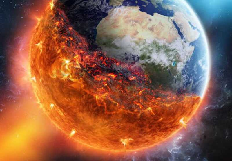 Các nhà khoa học cũng cho rằng sự biến đổi khí hậu và tăng nhiệt độ toàn cầu có thể góp phần làm cho ngày tận thế đến sớm hơn.