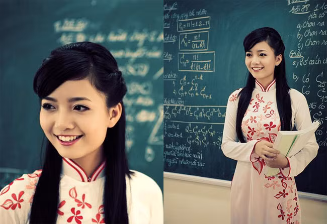 Không chỉ giỏi giang, xinh đẹp, cô giáo Phan Hồng Anh (sinh năm 1991, giáo viên trường THPT Chuyên Hà Nội - Amsterdam) còn nổi tiếng vì nhiều lần đăng quang trong các cuộc thi sắc đẹp.