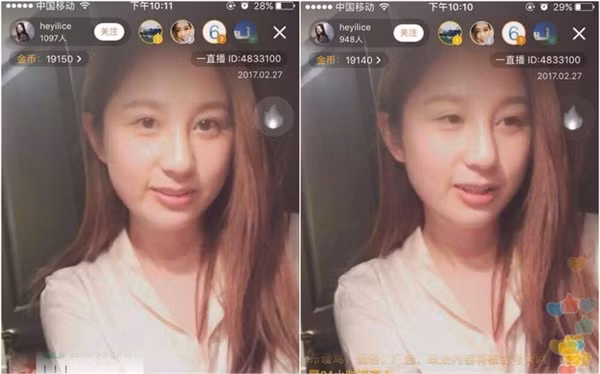 Tuy nhiên những ai từng ôm mộng yêu thầm "nữ thần mạng xã hội" hoàn hảo này giờ đây phải "ngậm đắng nuốt cay" khi chứng khiến hình ảnh ngoài đời thực của cô nàng. Chả là trong một lần livestream, Alice đã để lộ gương mặt nhợt nhạt, kém xinh, khác xa ảnh lung linh trên mạng.