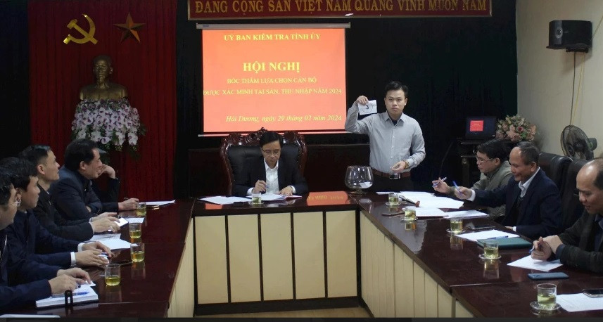 Xác minh tài sản 43 cán bộ Ban Thường vụ Tỉnh ủy Hải Dương quản lý Xac minh tai san 43 can bo Ban Thuong vu Tinh uy Hai Duong quan ly