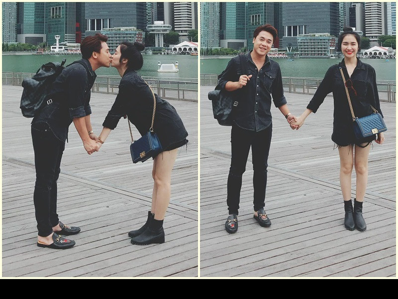 Hòa Minzy được nửa kia chiều chuộng. Khi nữ ca sĩ vướng ồn ào, doanh nhân Minh Hải luôn đứng về phía cô.