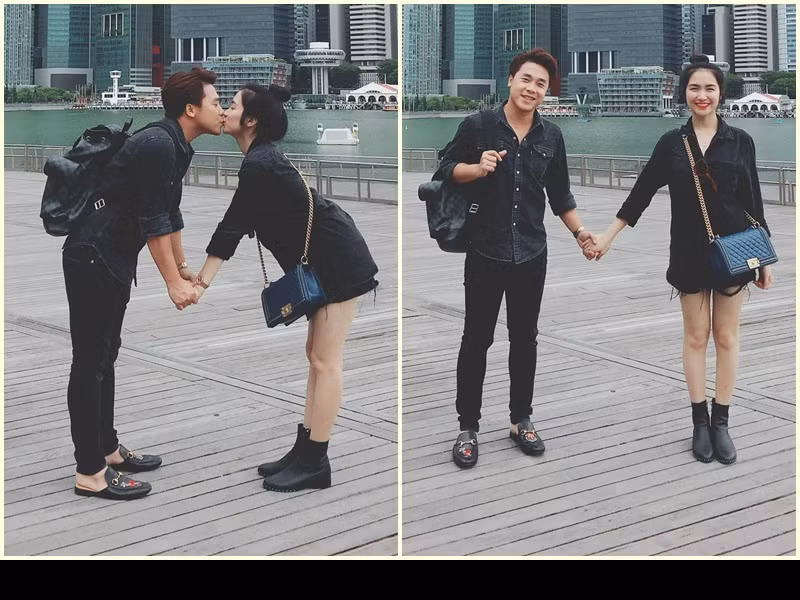 Hòa Minzy được nửa kia chiều chuộng. Khi nữ ca sĩ vướng ồn ào, doanh nhân Minh Hải luôn đứng về phía cô.