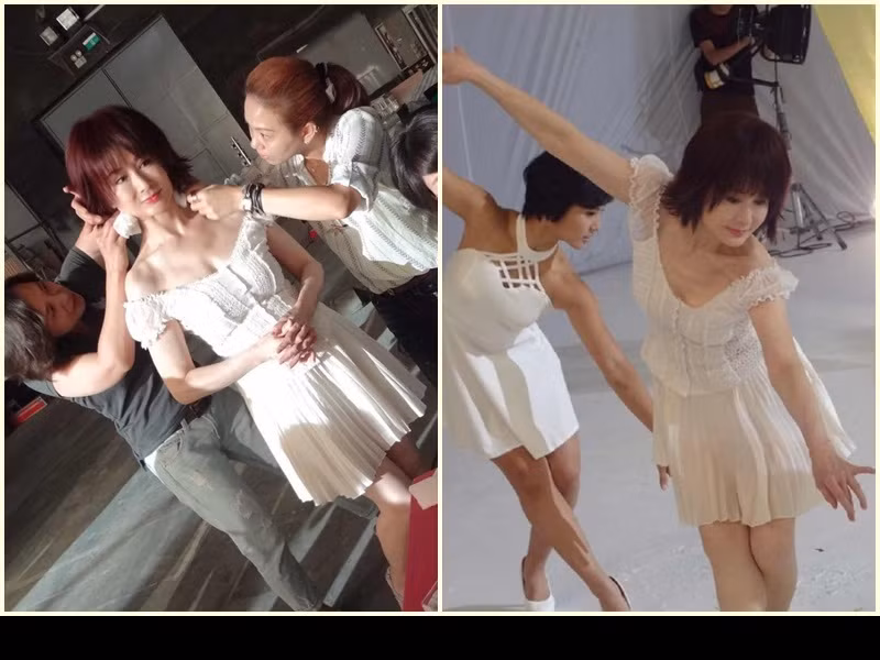 Làn da căng mọng, thân hình mảnh mai của nữ diễn viên ở tuổi U80 là niềm mơ ước của các cô gái.